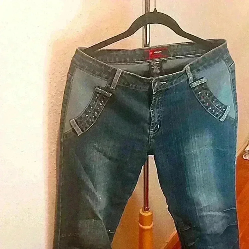 Women's Boot Cut Jeans - Blue